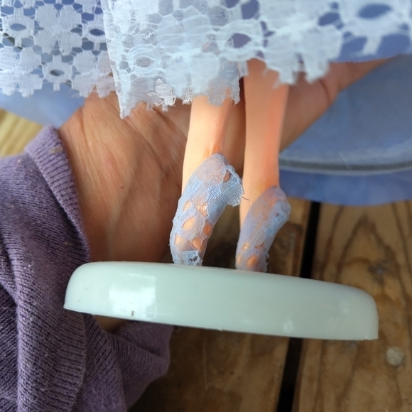 Vintage Big Eyes Pose Doll Made in Korea Southern Belle 60s 70s - Picture 7 of 11